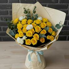 Букет цветов из:  Розы в Металлплощадке