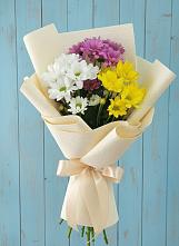 Букет цветов из:  Хризантемы в Металлплощадке