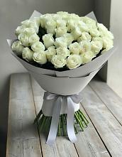 Букет 35 Белых роз #REPLACE_PRED# Металлплощадке