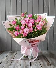 Букет Розовый кустик в Металлплощадке