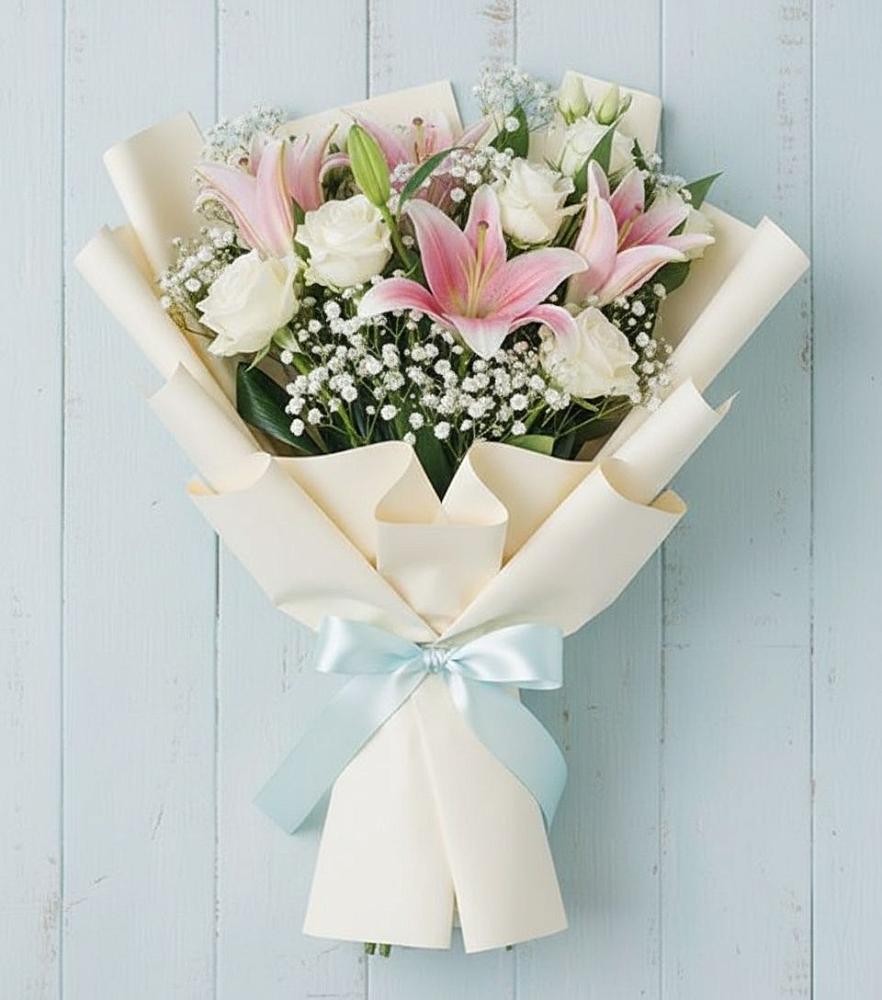 Букет цветов из: Лилии в Металлплощадке