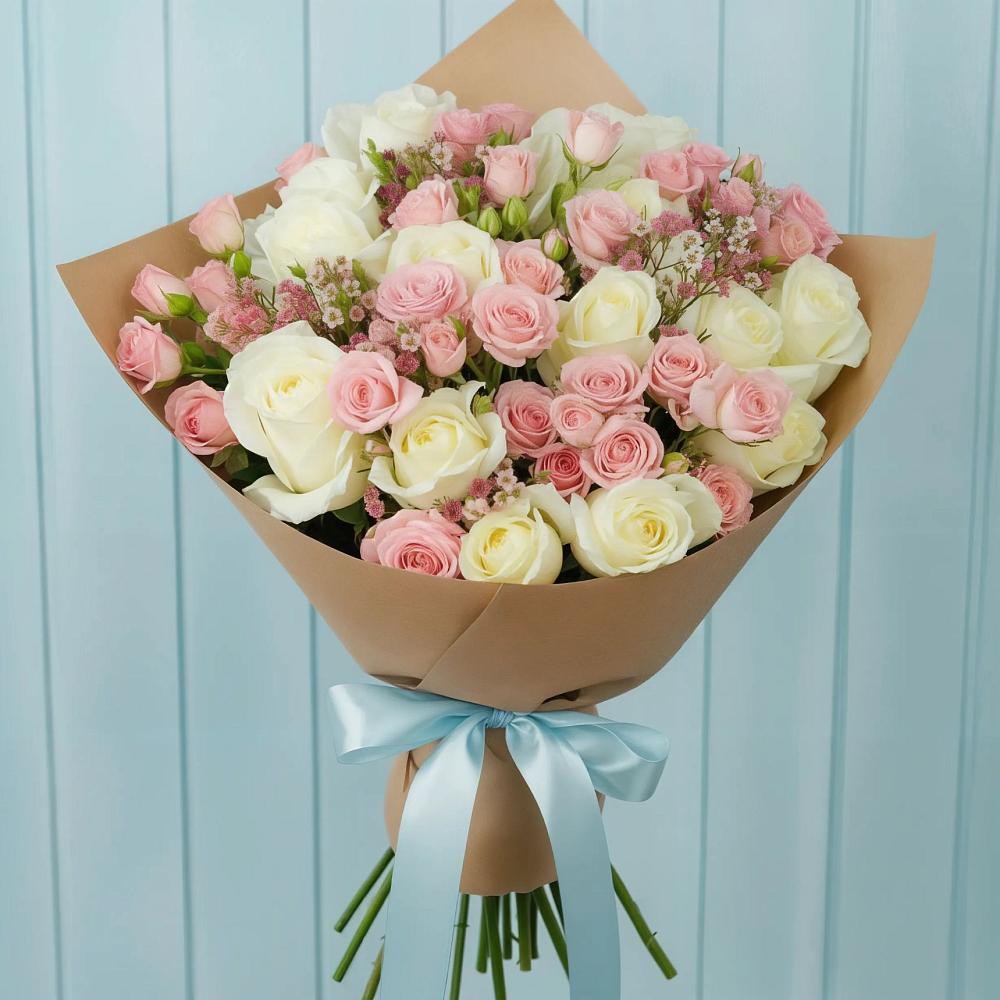 Букет цветов из: Розы в Металлплощадке