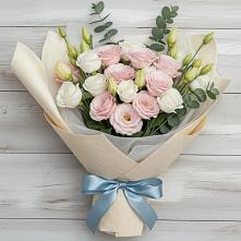 Букет цветов из:  Лизиантусы #REPLACE_PRED# Металлплощадке