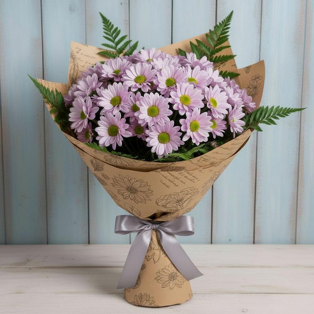 Букет цветов из: Хризантемы в Металлплощадке