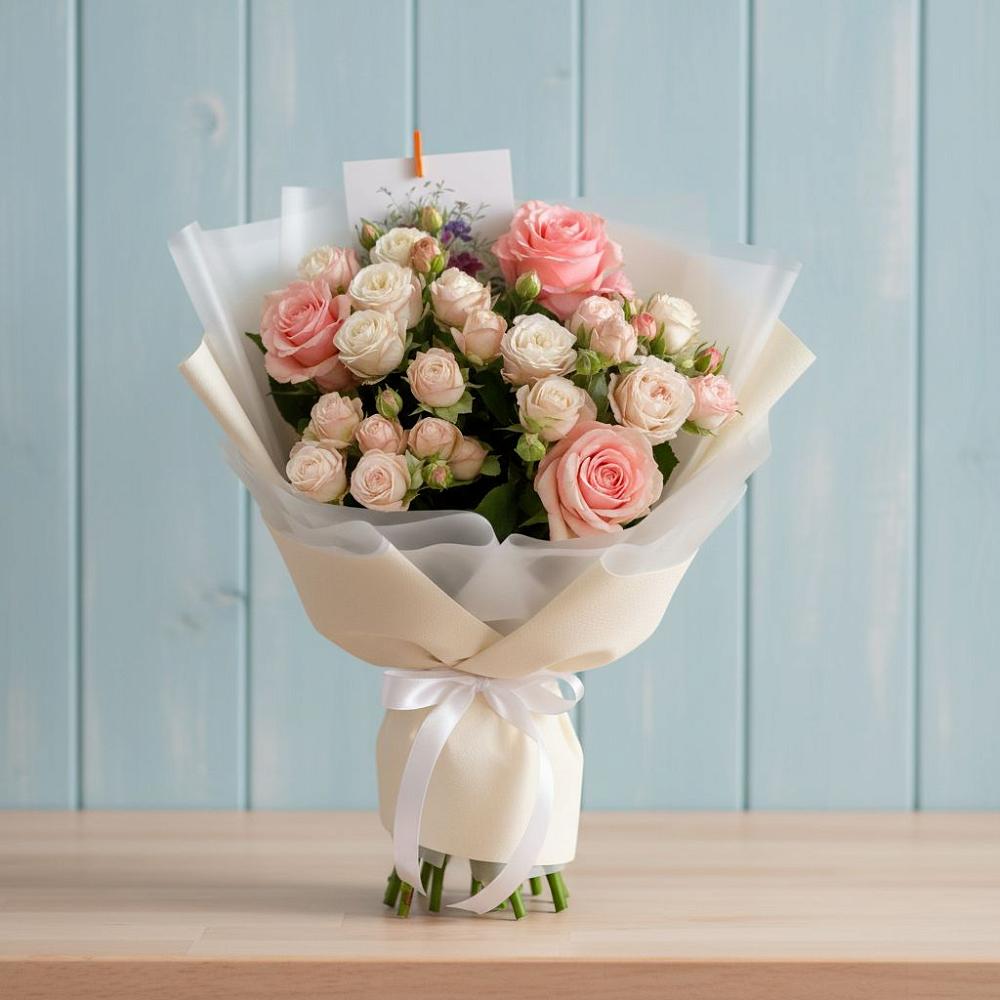 Букет цветов из: Розы в Металлплощадке