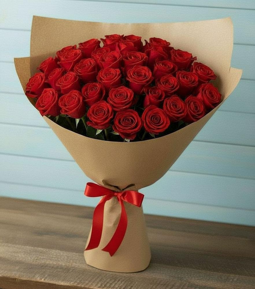 Букет Красные розы Милано в Металлплощадке