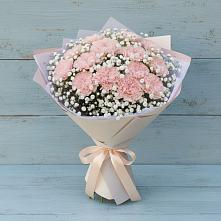 Букет цветов из:  Гвоздики в Металлплощадке