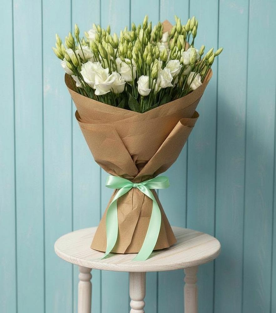 Букет цветов из: Лизиантусы в Металлплощадке