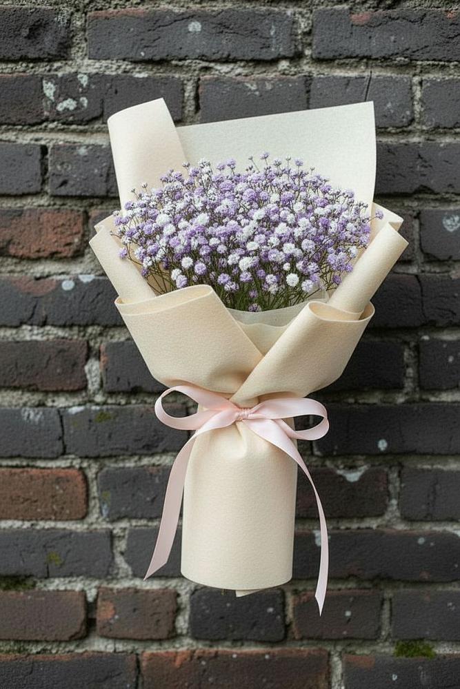 Букет цветов из: Гипсофила в Металлплощадке