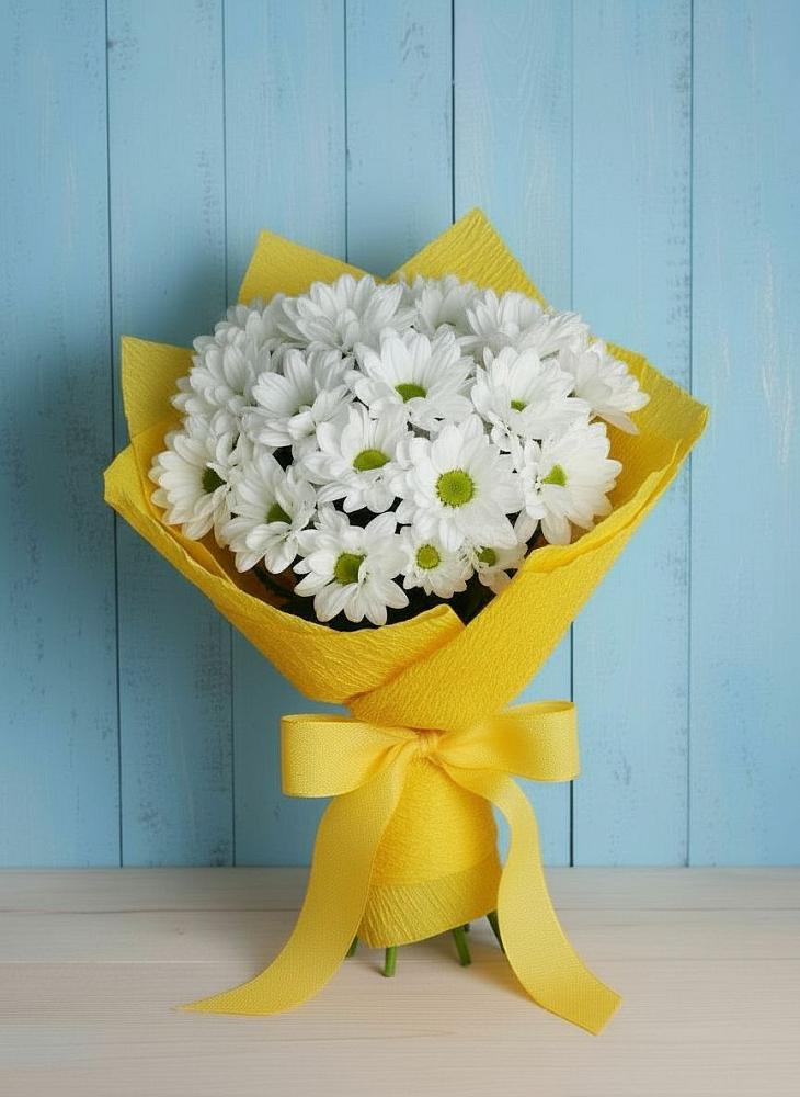 Букет цветов из: Хризантемы в Металлплощадке