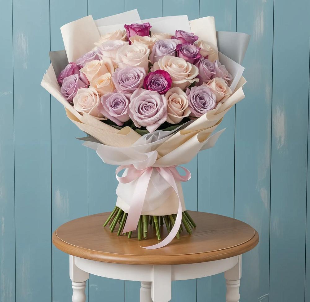 Букет цветов из: Розы в Металлплощадке