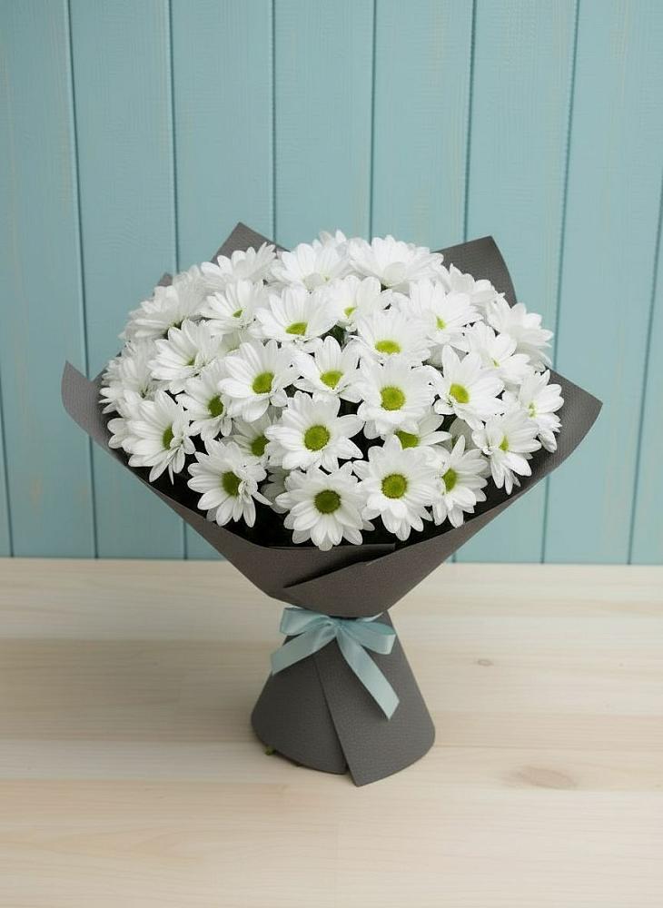 Букет цветов из: Хризантемы в Металлплощадке