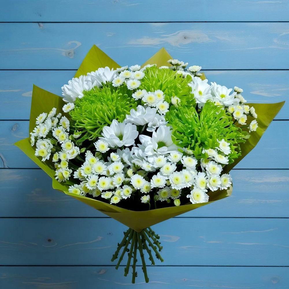 Букет цветов из: Хризантемы в Металлплощадке