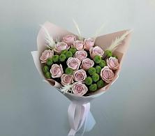 Букет цветов из:  Розы и Хризантемы #REPLACE_PRED# Металлплощадке