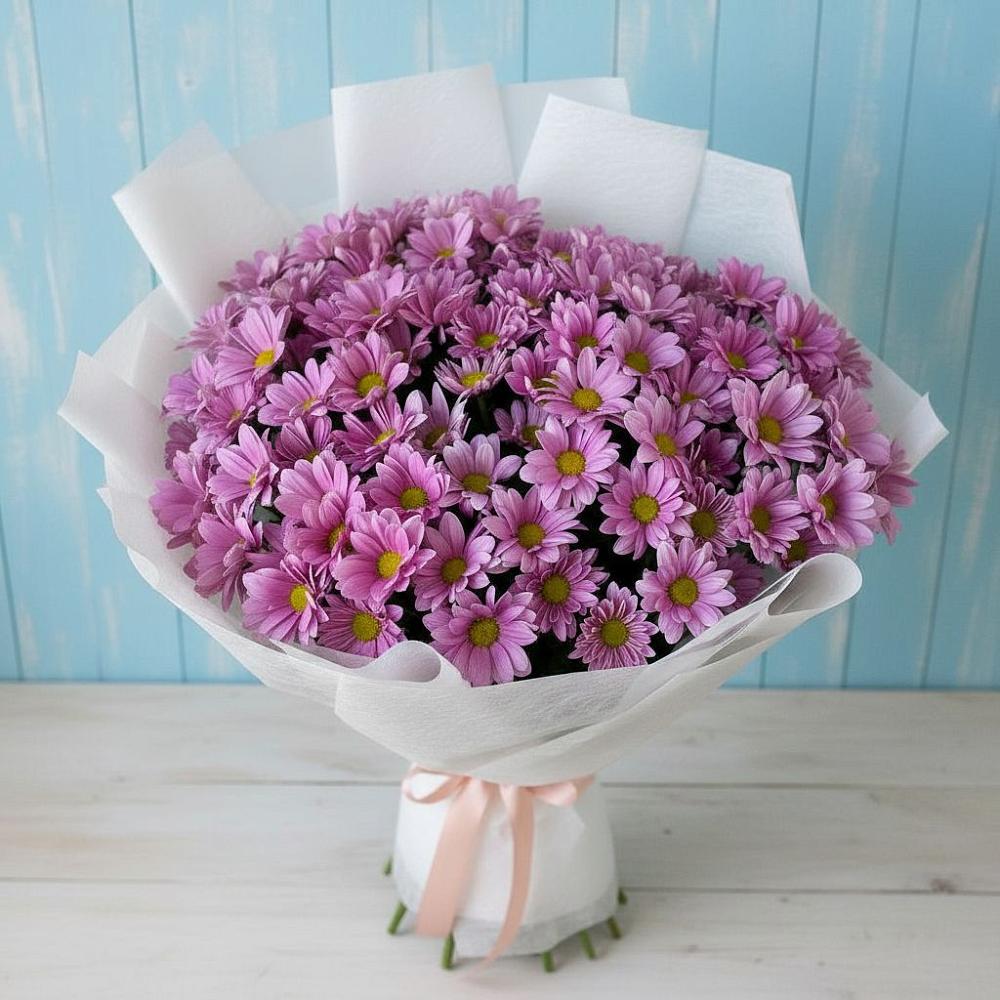 Букет цветов из: Хризантемы в Металлплощадке