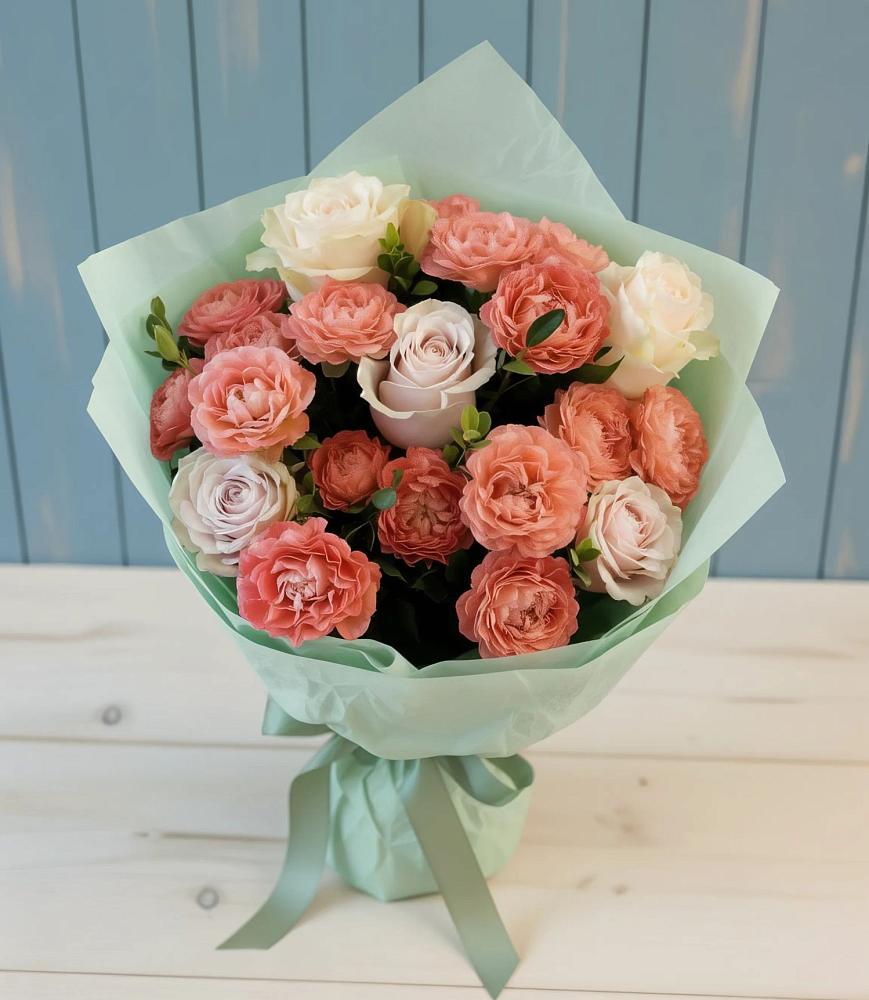 Букет цветов из: Розы в Металлплощадке