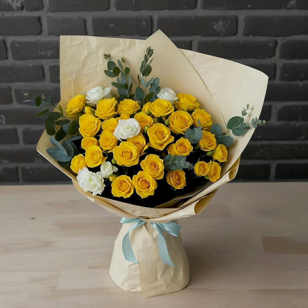 Букет цветов из: Розы в Металлплощадке