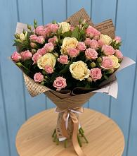 Букет цветов из:  Розы в Металлплощадке