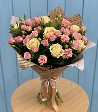 Букет цветов из:  Розы в Металлплощадке