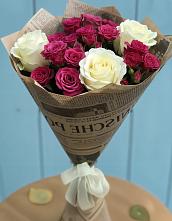 Букет цветов из:  Розы в Металлплощадке