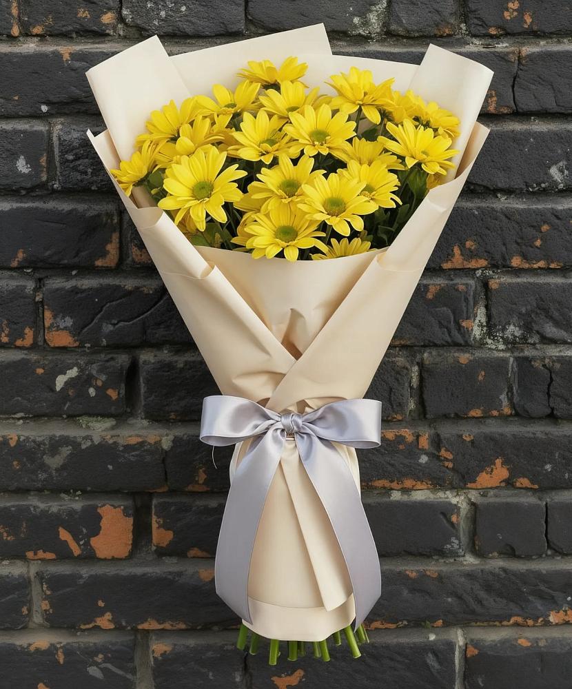 Букет цветов из: Хризантемы в Металлплощадке