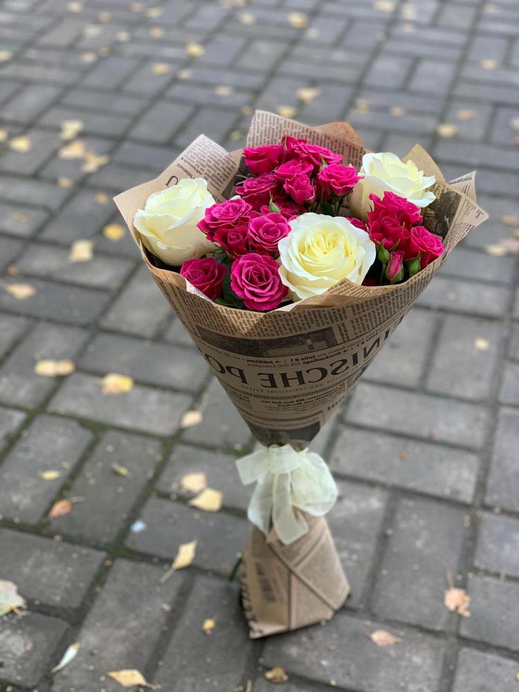 Букет цветов из: Розы в Металлплощадке