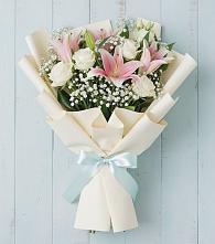 Букет цветов из:  Лилии в Металлплощадке