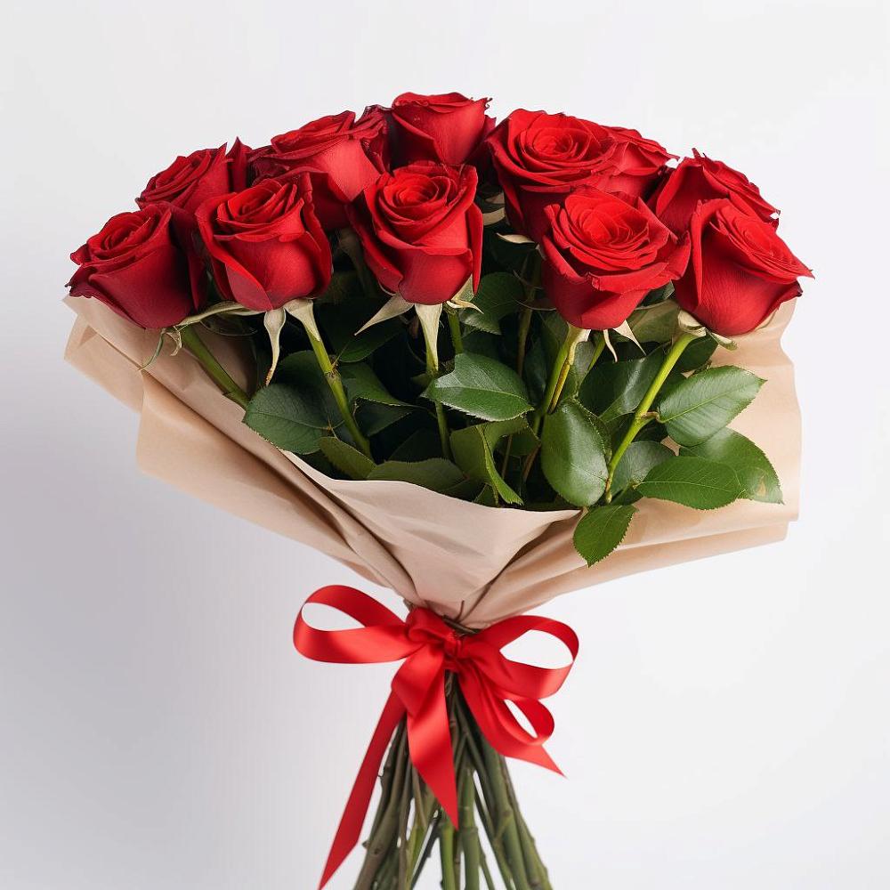 Букет 11 Красных роз Эдлесс Лав в Металлплощадке