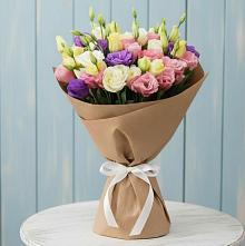 Букет цветов из:  Лизиантусы в Металлплощадке
